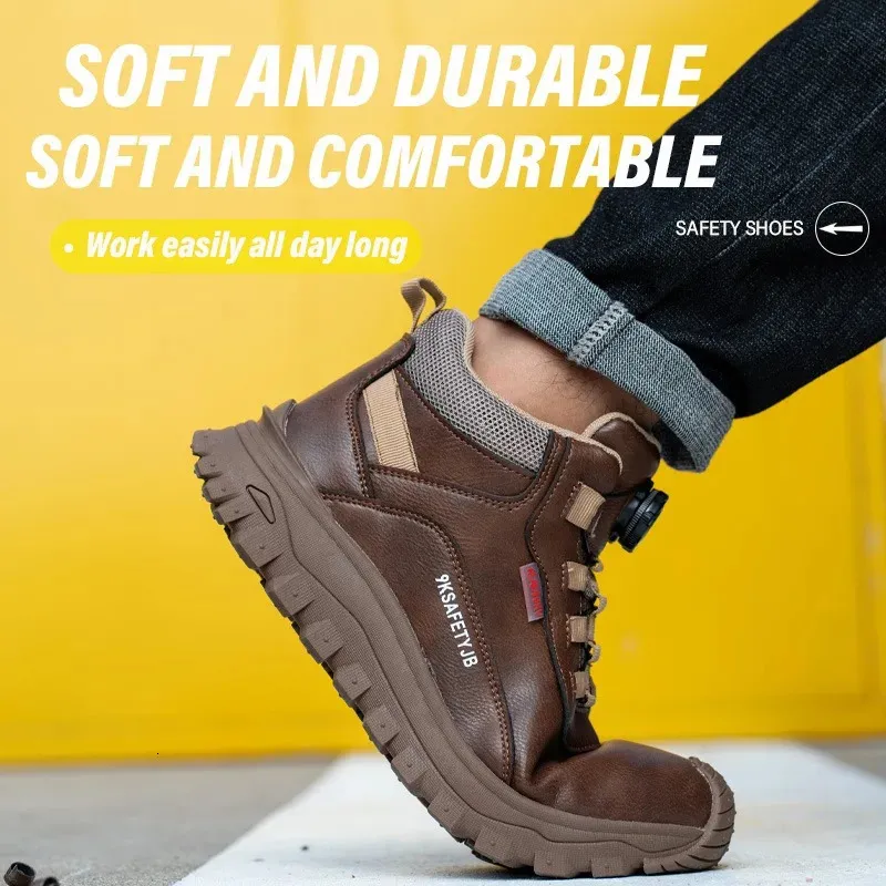 Chaussures de sécurité isolantes 6KV pour hommes, imperméables, antidérapantes, confortables et respirantes (250122)_voghion.com