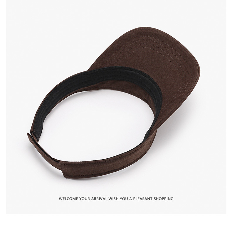 Sombrero de copa vacío con visera protectora solar de verano para mujer, gorra para deportes al aire libre, para correr, tenis de playa, para hombres y mujeres_voghion.com