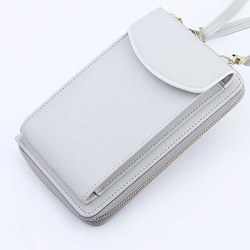 Yogodlns Lässige Handy-Umhängetasche für Frauen aus PU-Leder, multifunktionale Messenger-Handtasche mit Klappe, Damentasche_voghion.com