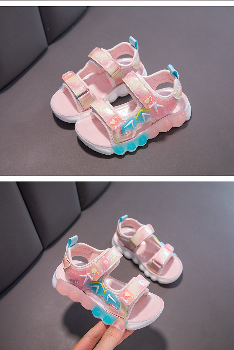 24 Sommer Neue Kindersandalen für Jungen Mädchen Freizeit Strand Sport Weiche Sohle Leichte und Bequeme Schülerschuhe_voghion.com