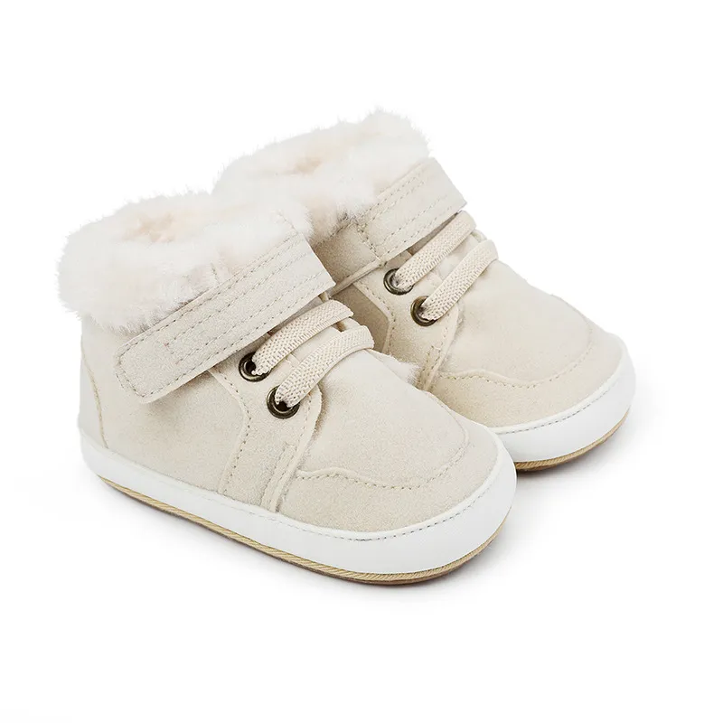 Winter Infant Boots Warm Plush First Walker Shoes For Newborns_voghion.com