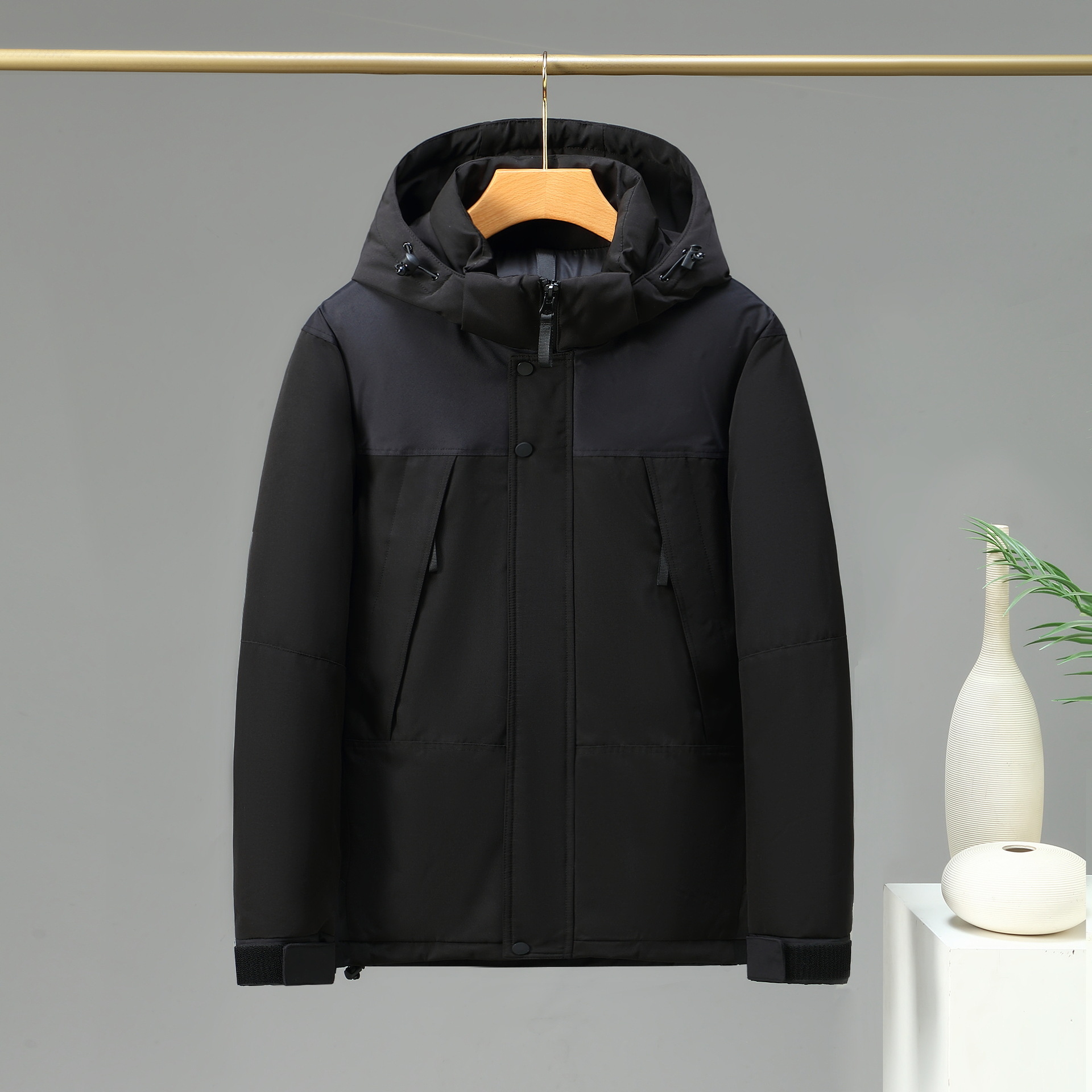 Ropa de hombre Chaqueta de algodón de seda para hombres y mujeres, chaqueta de algodón gruesa de invierno para exteriores para hombre_voghion.com