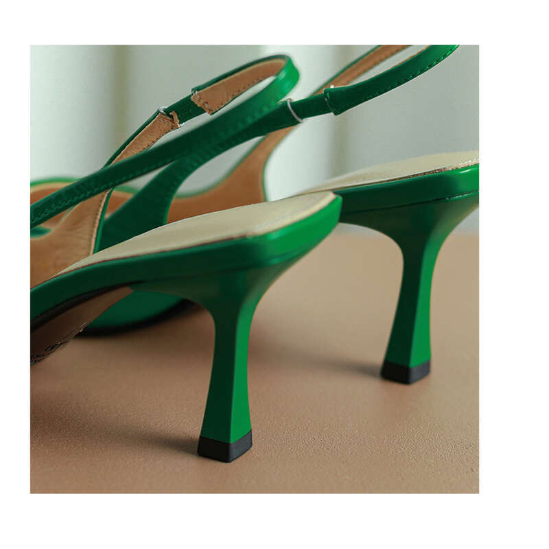 2025 Sommer Schmale Absätze, Spitze Zehenpartie, Stirnband aus massivem Rindsleder, Rückseite_voghion.com