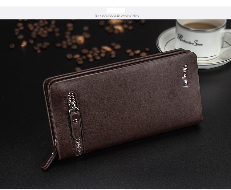 Ανδρικές τσάντες νέα δημιουργική τσάντα clutch ανδρικό πορτοφόλι με μακρύ φερμουάρ, κατασκευαστές τσαντών κινητού τηλεφώνου χονδρικής Tide_voghion.com