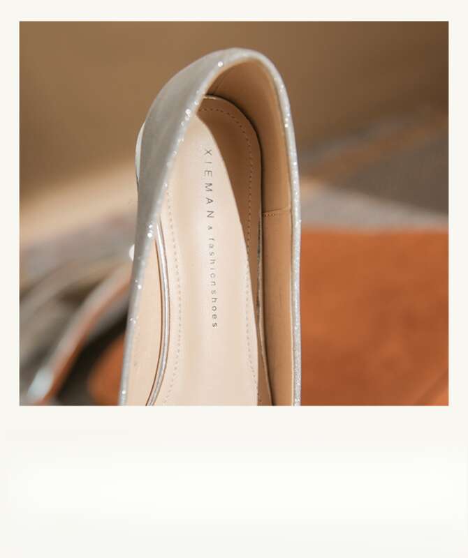 Mode Einfache Bankett Spitzschuh Flache Damenschuhe_voghion.com