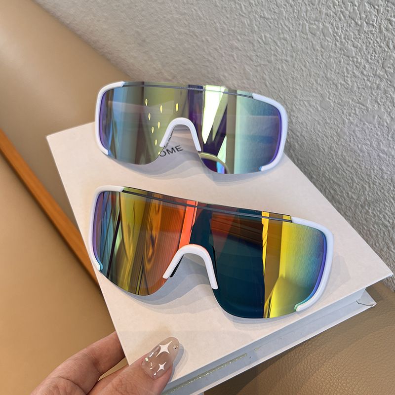 Outdoor sports riding mountaineering skiing windproof protective sunglasses Black super frame slim motorcycle glasses_voghion.com