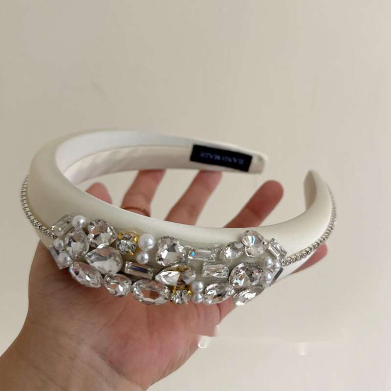 Prinzessin Ins Wind Wald Armband Für Nach Außen Licht Luxus Wasser Diamant Kopfstück Super Flash Temperament Stirnband Haar_voghion.com