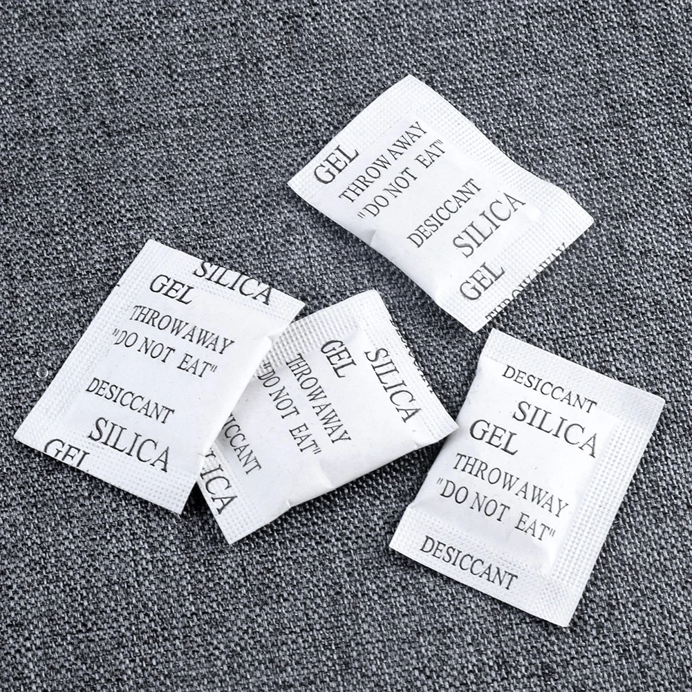 200 Packs DIY Silica Gel Desiccant Absorb Moisture Multipurpose Drying Agent Bags 1g Silica Gel Packs Wholesale Dropship_voghion.com