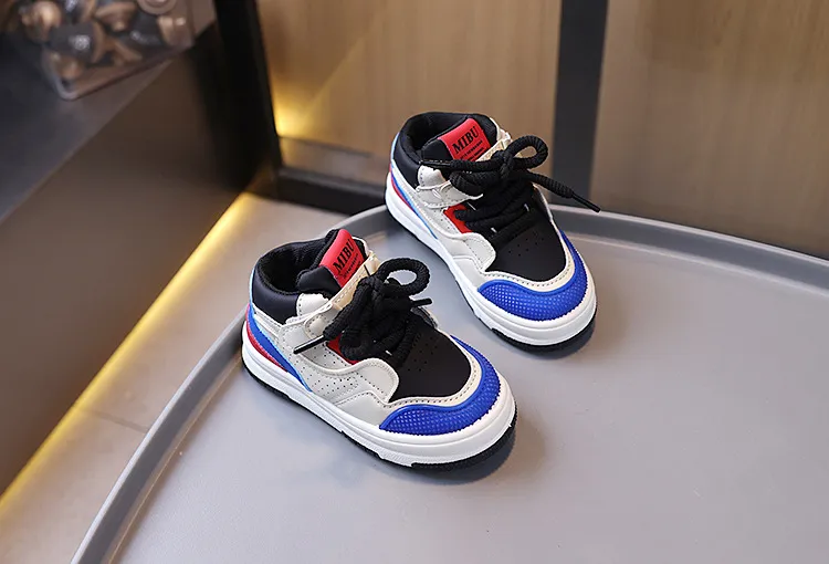 Kids Fashion High Top Casual Sport Girls Boys Youth Non-slip Board Shoes Autumn New Soft Sole Littlesprouts Toddler_voghion.com