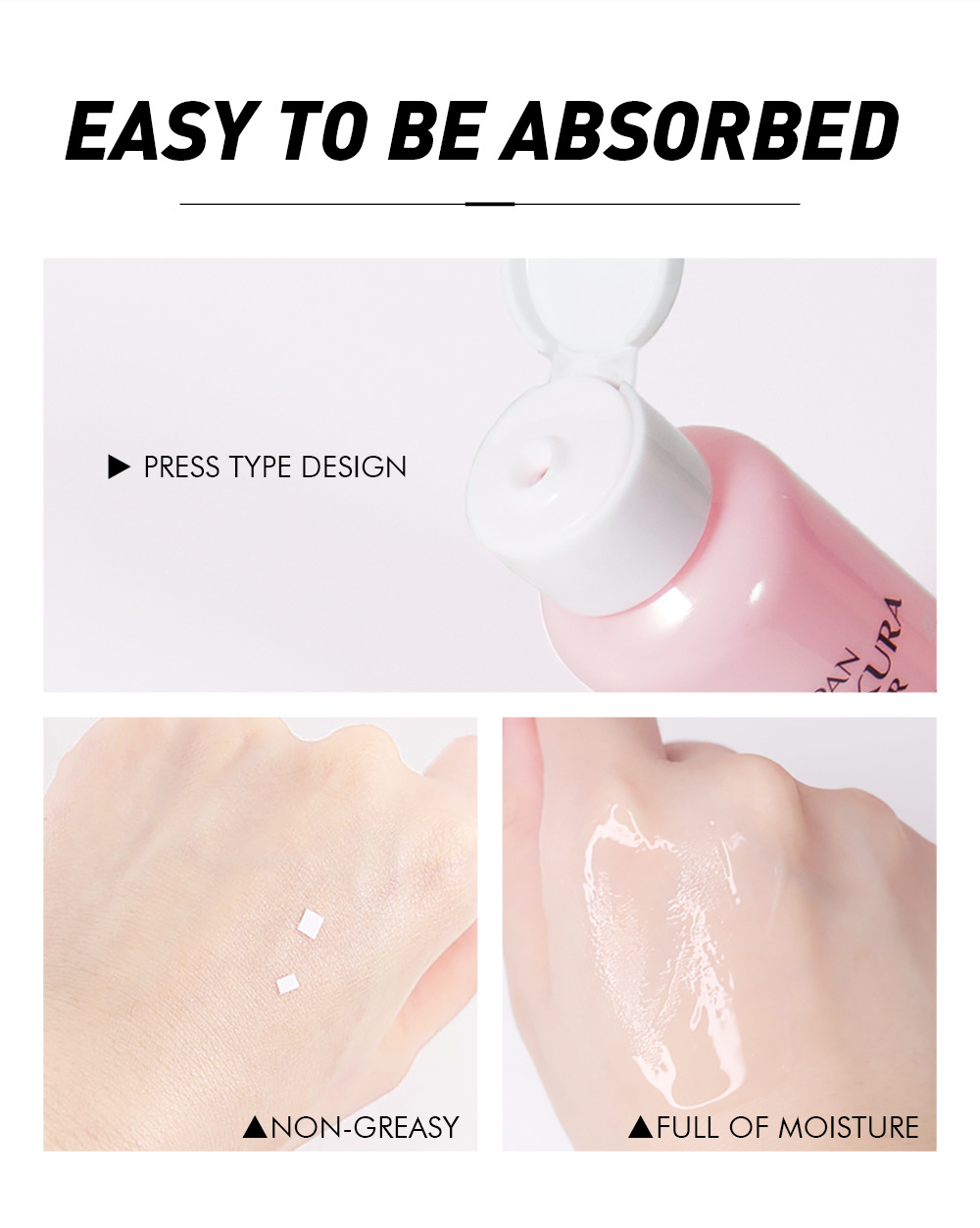 LAIKOU Japanski Sakura tonik 100ml Hidratantni i hidratantni tonik Proizvođač proizvoda za njegu kože_voghion.com