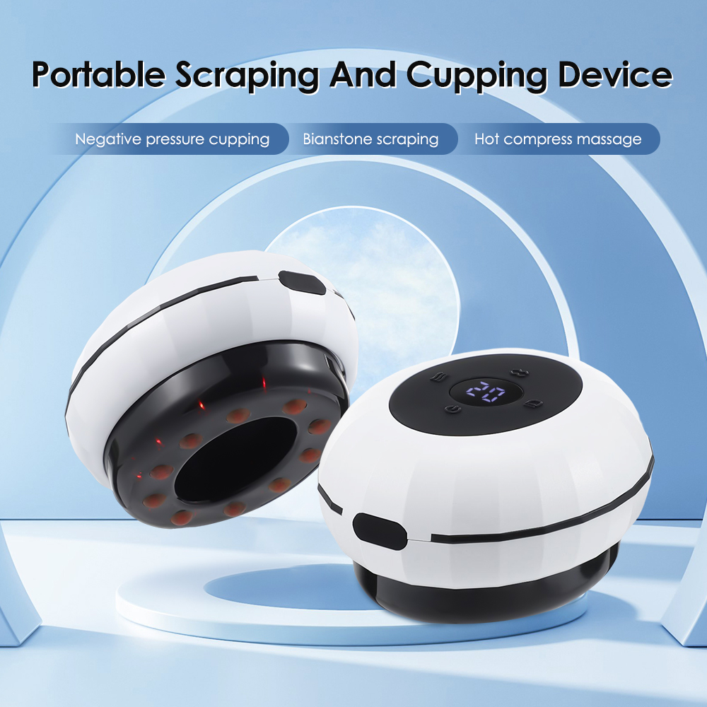 Electric Intelligent And Cupping Device Painless Guasha Scraping Dredge MeridiansMagnetic Therapy Fat Burner Slimming_voghion.com