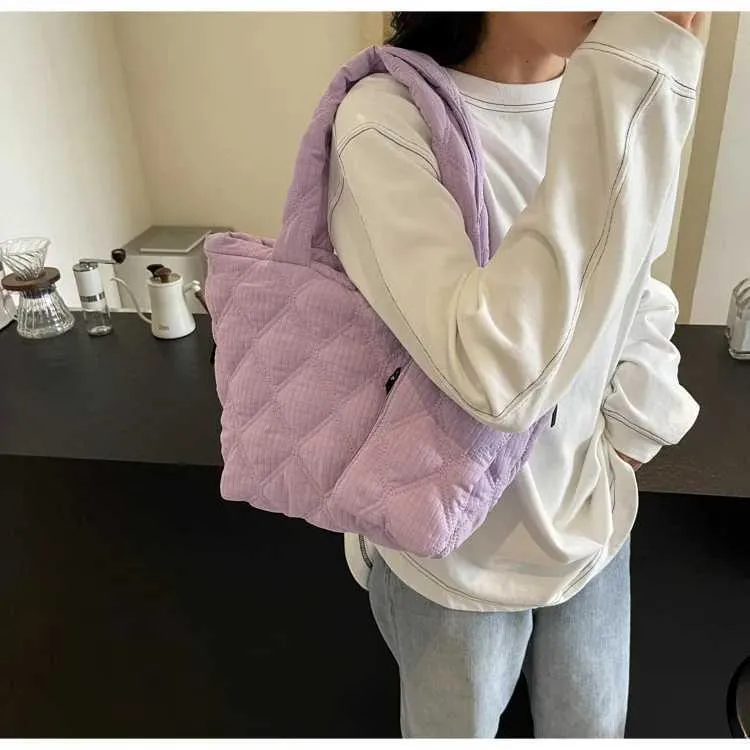 Damen Stepptaschen Set Große Schultertasche Und Handtasche_voghion.com
