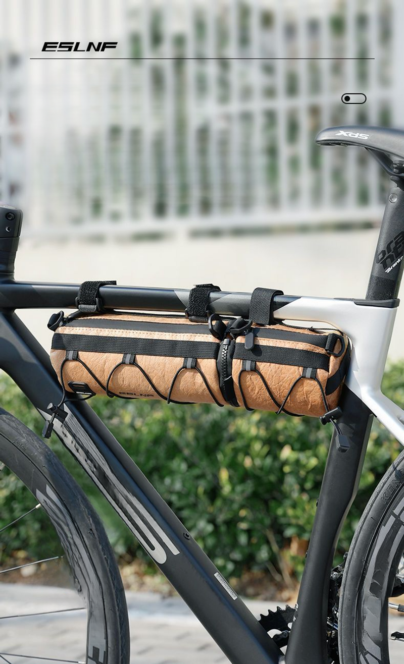 Cykelcharter, Mountainbike, Vattentät multifunktionell monterad väska, Charterpipe fram, Bakpaket, Cykling_voghion.com