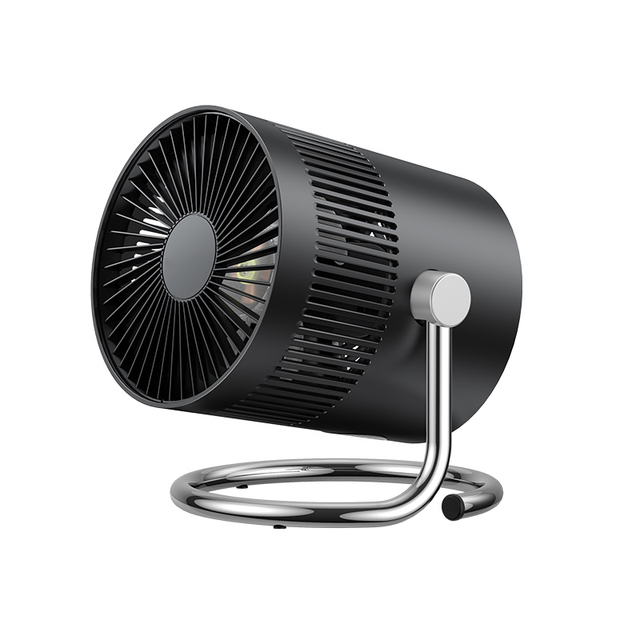 USB Rechargeable Fan Quiet 3-Speed Wind Brushless Desktop Fan Adjustable 100 Rotation Desk Fan for Desk Bedroom_voghion.com