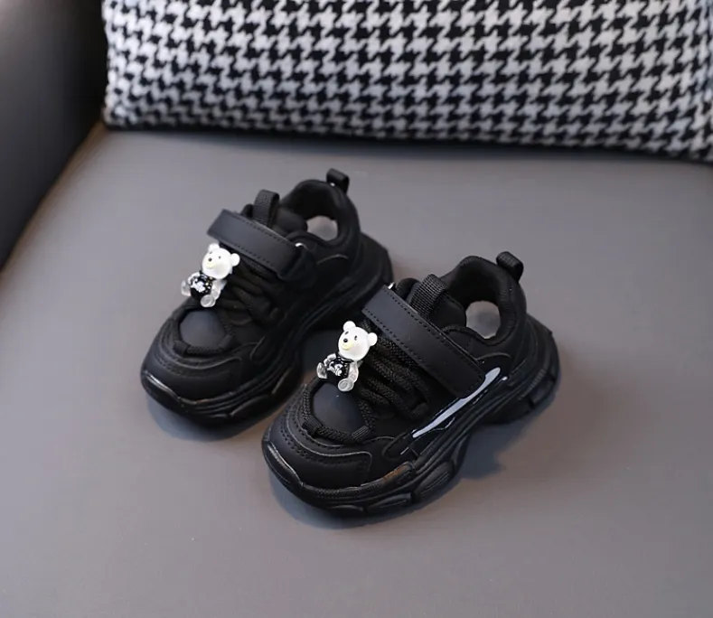 for Boys Girls Sports New 2024 Cartoon Bear Children Littlesprouts Leisure Soft Kids Sneakers Non-slip Cute Baby Toddler_desvips.com
