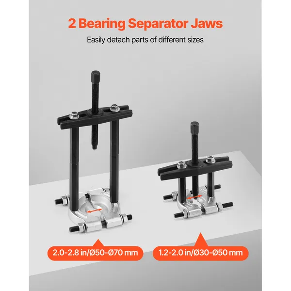 14-piece Bearing Puller Kit 5 Ton Capacity With Jaws And Case_voghion.com