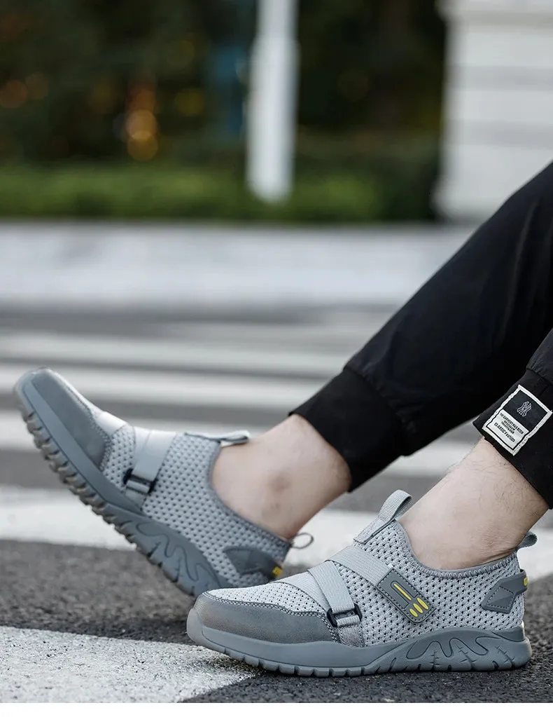 Chaussures de sécurité électriques d'été respirantes et résistantes aux perforations, embout en plastique isolé 6 kV 241205_voghion.com