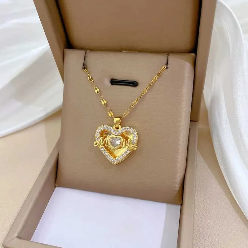 Collana con pendente in acciaio inossidabile versatile_voghion.com