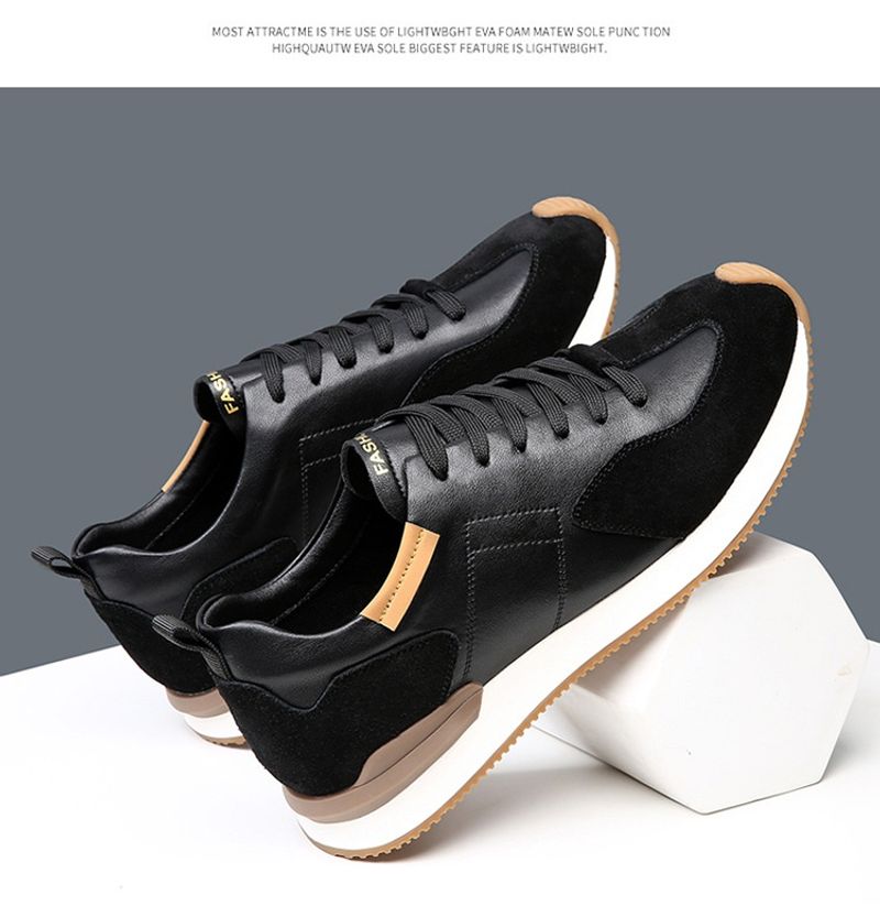 Schuhe Atmungsaktive Sommer Sneakers Casual Leder Kleine Weiße Herrenschuhe Sind Vielseitig_voghion.com