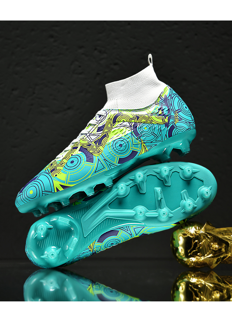 Sapatos de futebol ao ar livre Tênis masculinos Botas de futebol Adolescentes Adultos Crianças Chuteiras Antiderrapantes Ultraleve Unissex Turf Futsal_voghion.com
