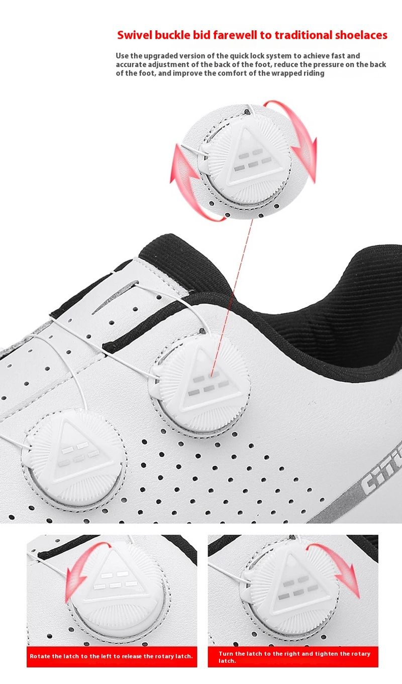 Käschte Leeschtung Männer a Fraen Self-locking Strooss flaach Sport Mountain Vëlo Offroad Schong, D343_voghion.com
