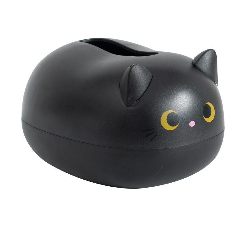 Niedliche Katzen-Tissue-Box, multifunktionale Aufbewahrungsbox für Küchenservietten, WC-Papierbehälter, Schreibtisch-Toilettenpapierhalter, Heimdekoration, neu_voghion.com
