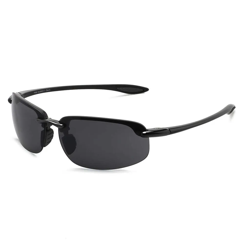 Lunettes de soleil de sport classiques Matrix pour femmes, pour la conduite et la course à pied, monture ultralégère sans monture, pour hommes, UV400_voghion.com