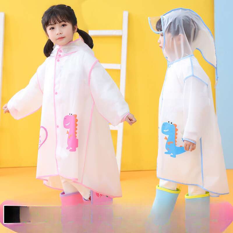 Children's Hidden Book Bag Space, Odorless Raincoat_voghion.com