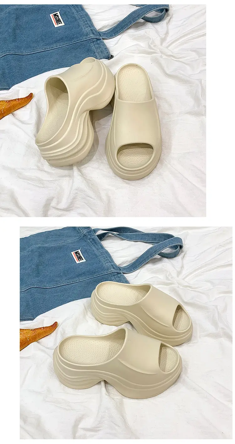Women's Thick Soled Eva Slippers Lightweight Flat Sandals_voghion.com