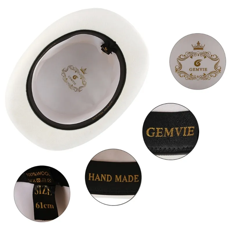 Berretti Cappello a cilindro occidentale Tesa larga Fedora Regalo per fidanzato Corto_voghion.com