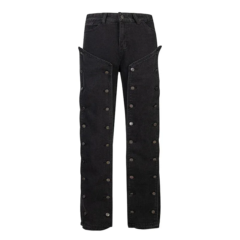 Nuovo Y/project Patchwork Lavato Jeans Pantaloni Uomo Donna Casual Pantaloni della migliore qualità_voghion.com