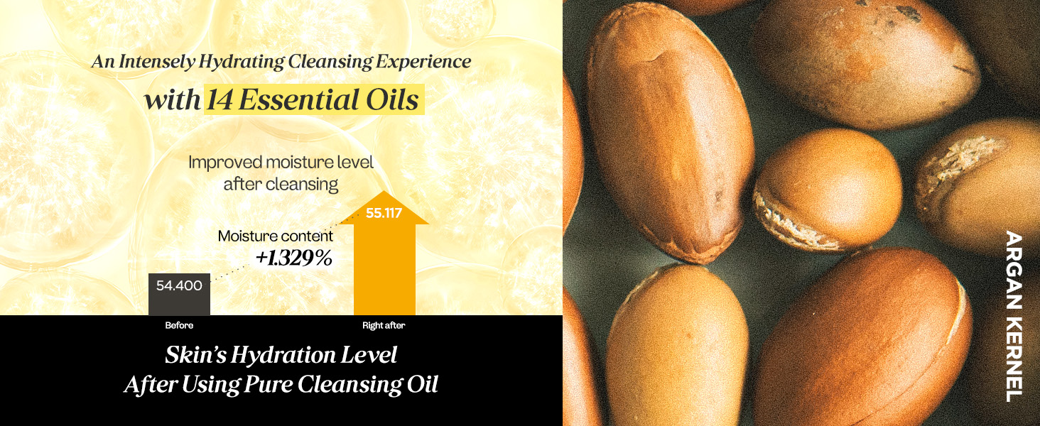 MANYO FACTORY Olio detergente puro coreano per il viso, scioglie i punti neri, rimozione quotidiana del trucco con olio di argan, per le donne_voghion.com