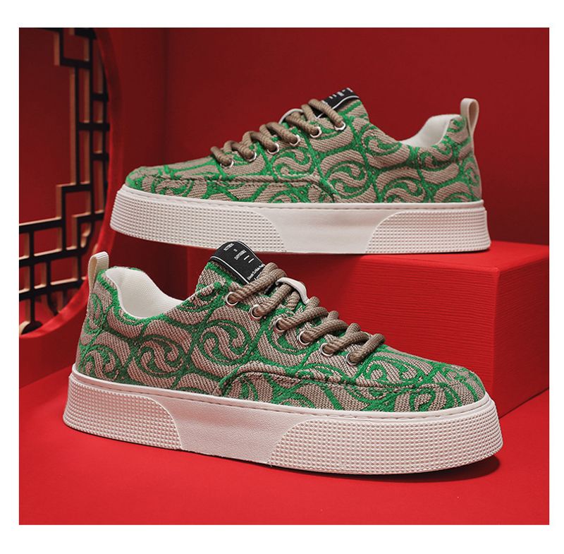 Chaussures décontractées pour hommes, grandes tailles, tendance chinoise chic, respirantes, confortables, simples, pour étudiants, 2024_voghion.com