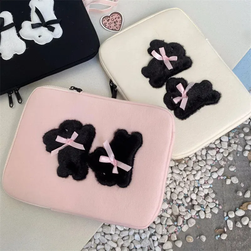Cute Rabbit Computer Bag Suitable for iPad 9.7-11 inch bookHP 13.3141515.616 Inch Laptop Bags Protective Case 240907_voghion.com