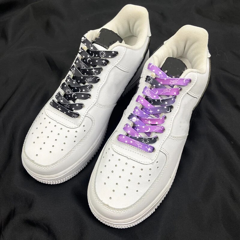 Fashion Stars Moon Lacci per scarpe Scarpe da ginnastica Lacci / Lacci per scarpe sportive 80/100/120/140/160CM 0.8CM Larghezza Scarpe Accessori_voghion.com