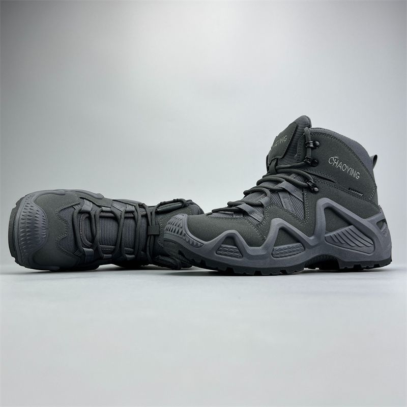 2024 New Men' High Quality Thick Bottom Wear reitant and Odorou Mountaineering Shoe Outdoor Hiking Battlefield_voghion.com