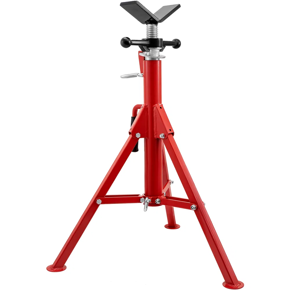 Heavy Duty Pipe Stand Adjustable Steel Support With Clamp Range_voghion.com