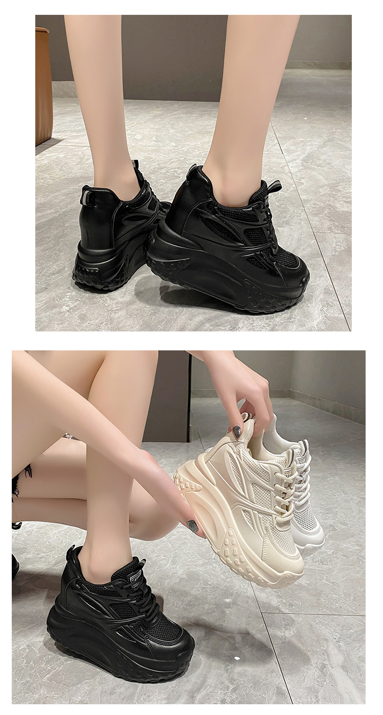 Huel Fersen 10cm Sneakers Chunky Casual Hierscht Fréijoersplattform Wedge High Fashion Atemend Fraen Summer Schong_voghion.com