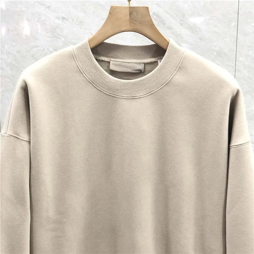 Oversized Men's Sweatshirt With Back Letter Design High Street Style_voghion.com