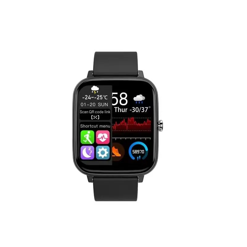 P6 Smart Watch Bluetooth Call Sound Heart Rate Blood Pressure Blood Oxygen Monitoring Custom Wallpaper Multiple Sports Modes_voghion.com