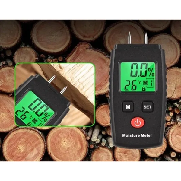 3in1 Moisture Meter Measuring Device Wood Wall Wall Construction Moisture Meter Measure LCD_voghion.com