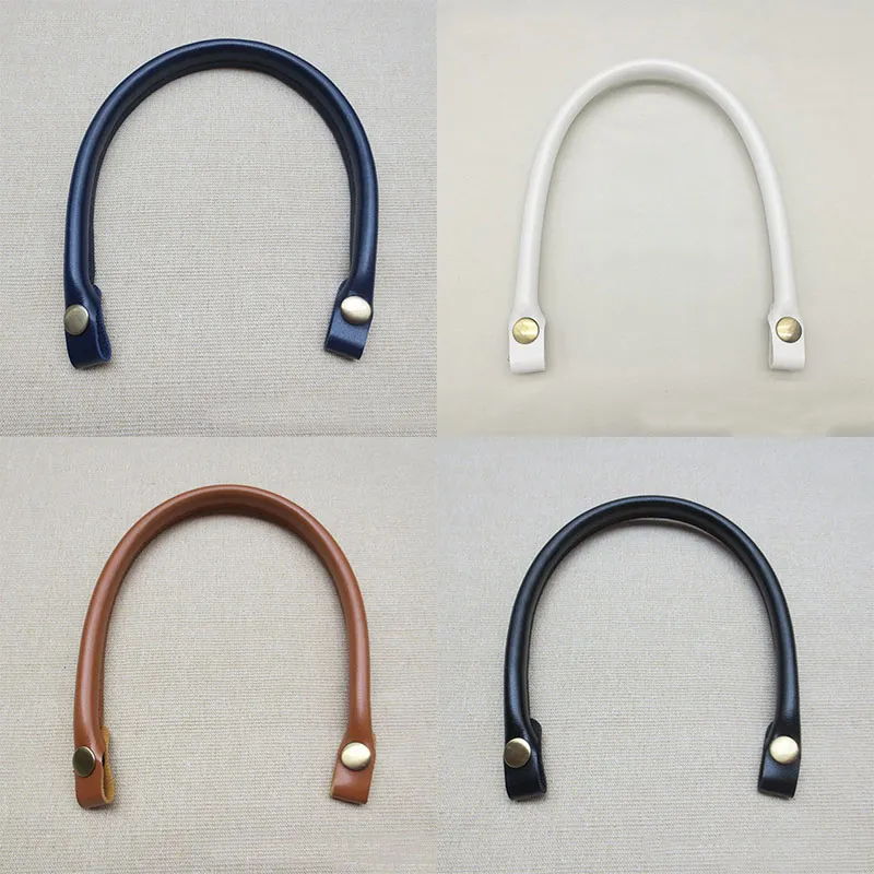 2 Stück 40 cm PU-Ledergriffe für Damen, abnehmbare Schultertaschengriffe, DIY-Ersatzzubehör, Handtaschenband, Gurt_voghion.com