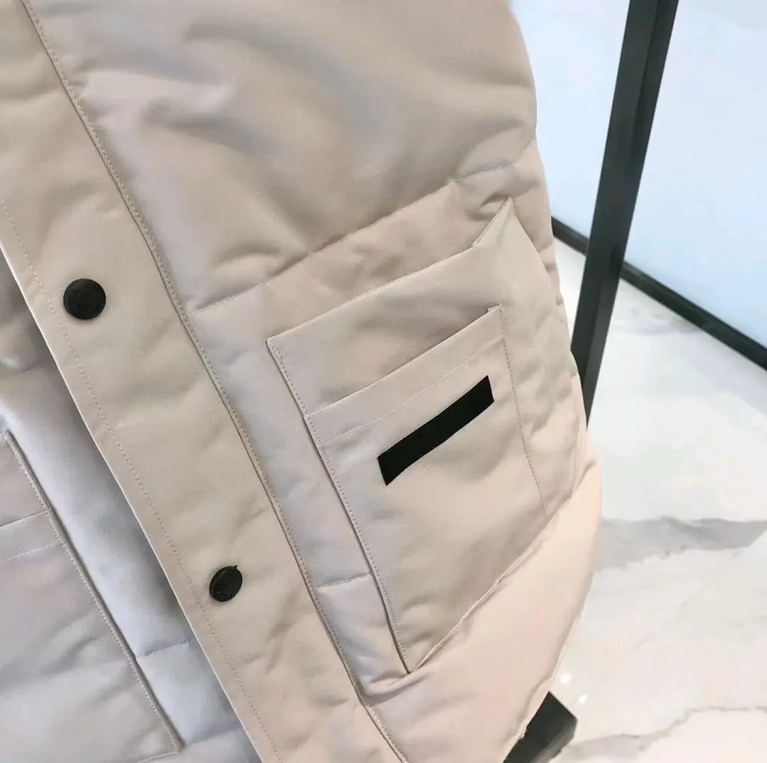 Fashion vests Down vest Keep warm mens stylist winter jacket men and women thicken outdoor coat cold protection size_voghion.com