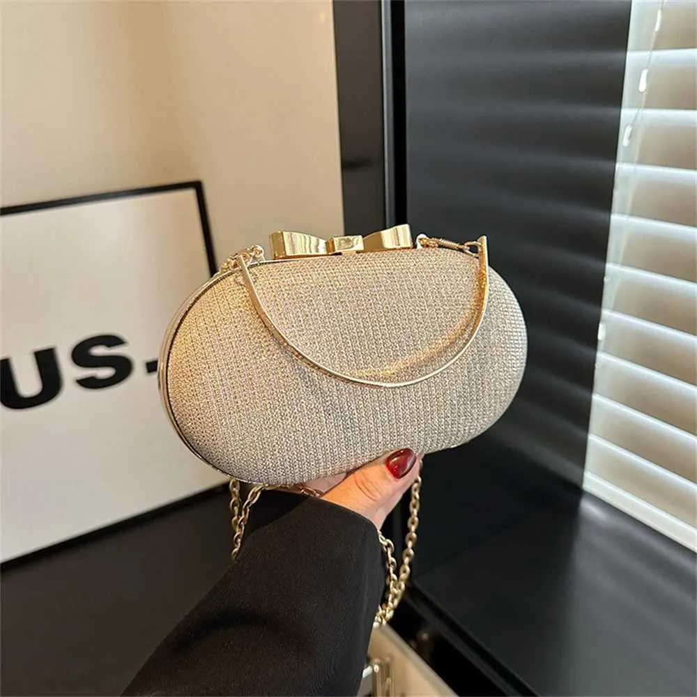 Pochette portefeuille femme rose brillant sequin sac à main 2024 nouvelle mode soirée dix police petit sac de créateur Y241019_voghion.com