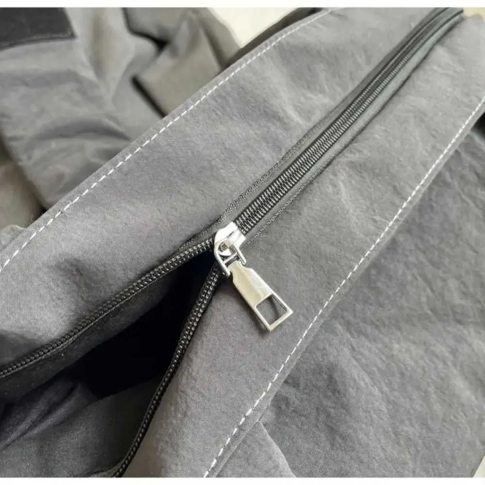 Geschenk Einfarbig Umhängetasche Weiche Große Bogen Form Unterarm Shoudler Taschen Große Kapazität Nylon Tote Handtasche für_voghion.com