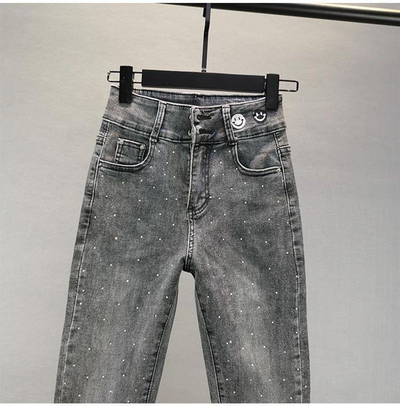 Kvinnors nya, stretchiga slim fit kraftiga hetborrade pennbyxor för kvinnor_voghion.com
