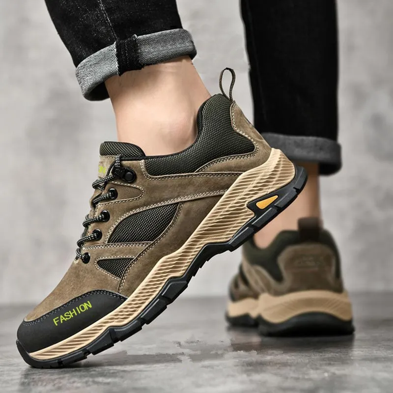 New Sports For Men Outdoor Climbing And Wading On Foot Light Anti-slip Wear-resistant Soft Soled Mountaineering Shoes_voghion.com