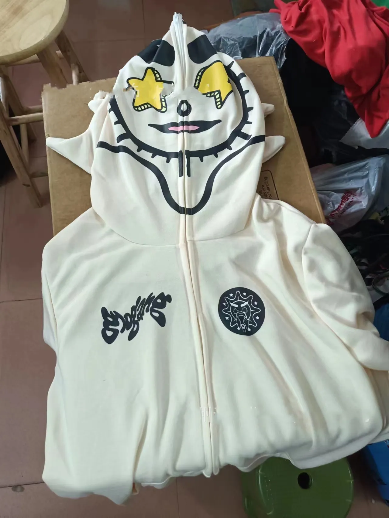 Sudadera con capucha para hombre Fast Glo Gang The Glory Full High Street 1:1 Sudadera con capucha con dibujos animados y bordados para hombre y mujer_voghion.com