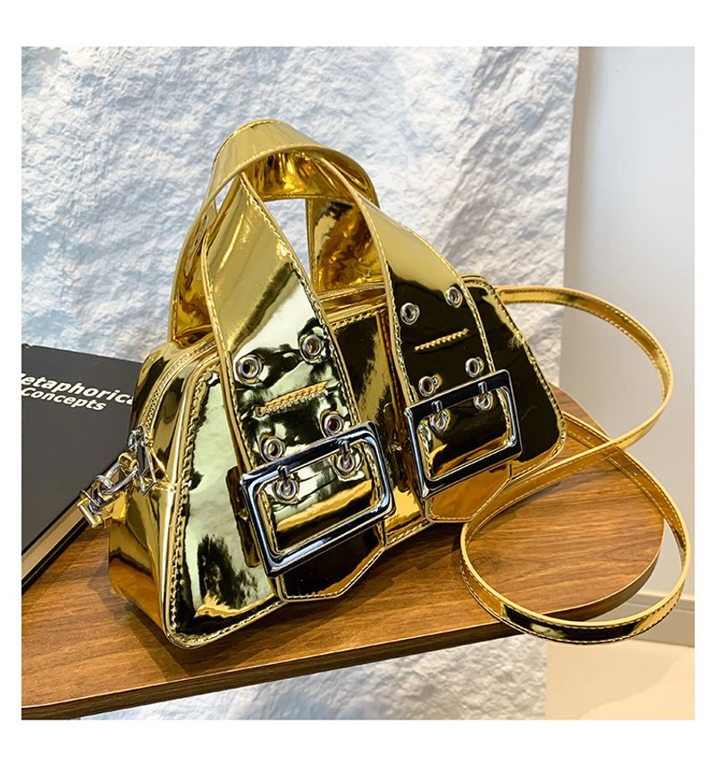 Damen 2024 Neue supermodische tragbare kleine quadratische Tasche Koreanische Ausgabe glänzende Premium strukturierte_voghion.com