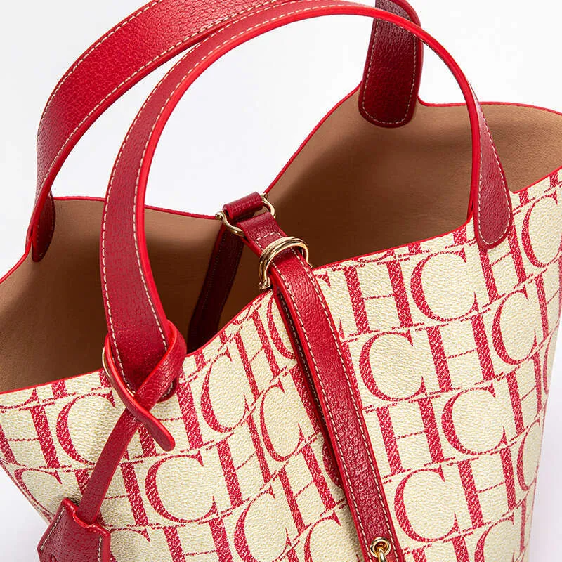 Geantă de mână CHCH nouă, imprimată cu litere, geantă crossbody la modă, geantă tip coș_voghion.com